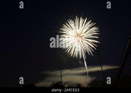 Fireworks, Worthington, Ohio Stock Photo