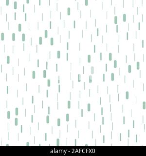 Vector seamless cute and funky pattern of dashes. Stock Vector
