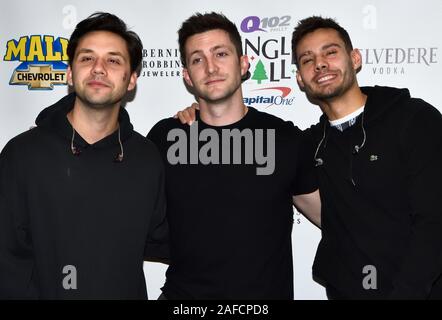 PHILADELPHIA, PA, USA - DECEMBER 11, 2019: PUBLIC at Q102's iHeartRadio Jingle Ball at Wells Fargo Center. Stock Photo