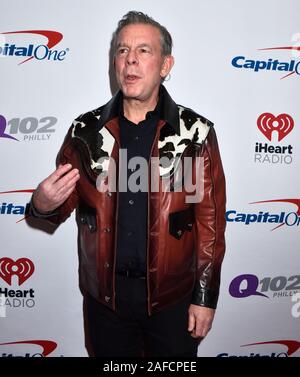 PHILADELPHIA, PA, USA - DECEMBER 11, 2019: Elvis Duran at Q102's iHeartRadio Jingle Ball at Wells Fargo Center. Stock Photo