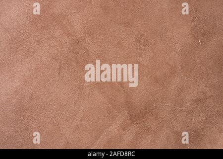 Texture of backside of brown toned leather, good for background Stock Photo