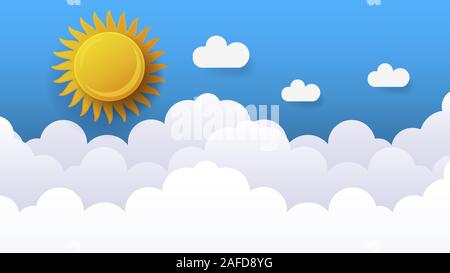 Sun Symbol Illustration Vector Illustrations Suitable For Greeting Card, Poster Stock Vector
