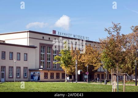 Merseburg Central Station Stock Photo