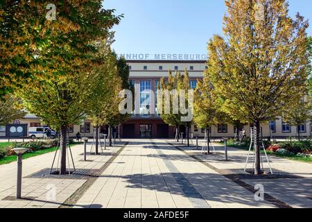 Merseburg Central Station Stock Photo