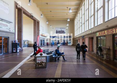 Merseburg Central Station Stock Photo