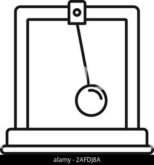 Gravitation stand ball icon. Outline gravitation stand ball vector icon for web design isolated on white background Stock Vector