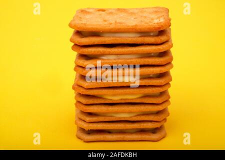 Tuc sandwich biscuits Stock Photo
