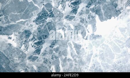 Banner for the site with a beautiful pattern of marble in gray and blue Stock Photo