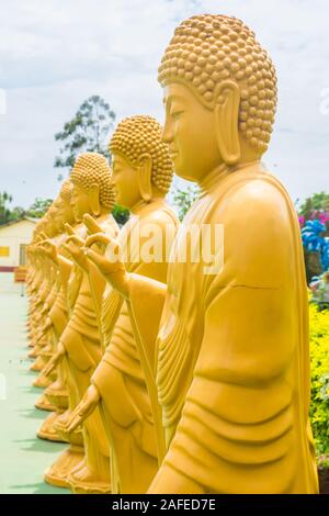 Buddha statue at Chen Tien Buddhist Temple in Foz do Iguacu, Parana - Brazil Stock Photo