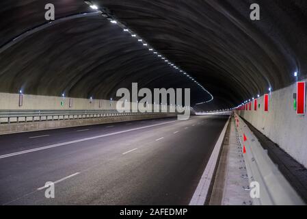 Tunnel for vehicular Stock Photo