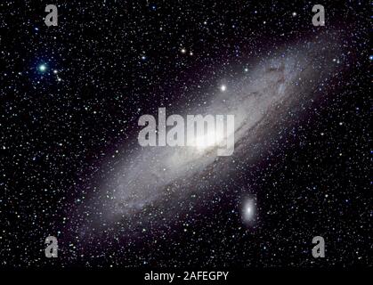 The great Andromeda Galaxy (M31) in the constellation Andromeda Stock Photo