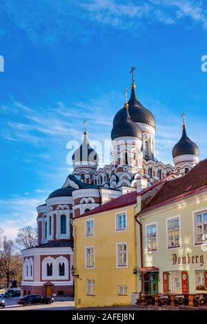 Alexander Nevsky Cathedral, Tallinn, Estonia Stock Photo