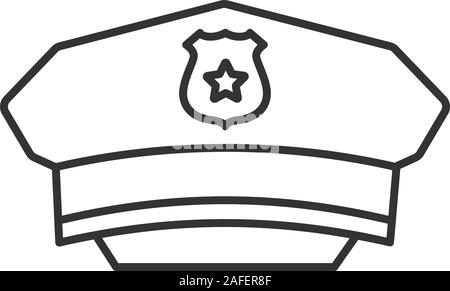 Police Hat Hand Drawn Outline Doodle Stock Vector (Royalty Free) 1122199427  | Shutterstock