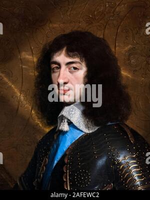 Charles II. Portrait of King Charles II of England by Philippe de Champaigne (1602-1674), oil on canvas, 1653 Stock Photo