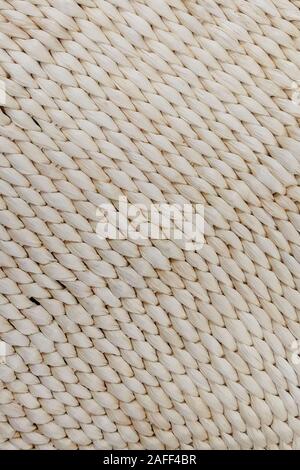 White wicker furniture surface. can be used as tebeckground, texture. Stock Photo