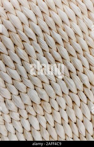 White wicker furniture surface. can be used as tebeckground, texture. Stock Photo