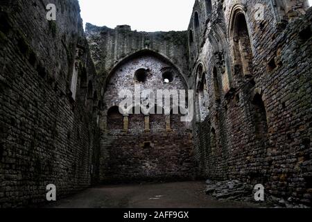 Winter at Chepstow Castle Stock Photo