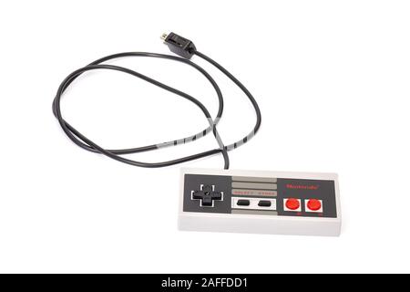 Nintengo NES controller Stock Photo