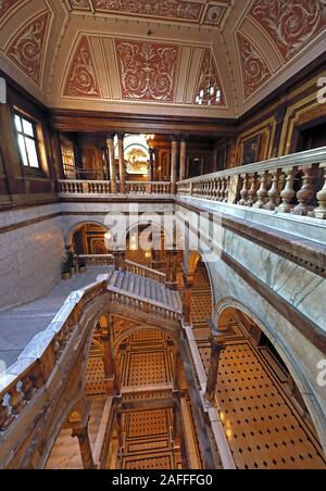 The Portrait Room, Glasgow City Chambers, Glasgow City Council  City Chambers  Glasgow,Scotland,UK,   G2 1DU Stock Photo