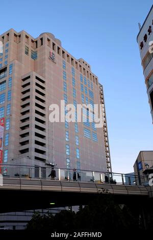 Cityscape around the Hachioji Station of JR EAST Stock Photo