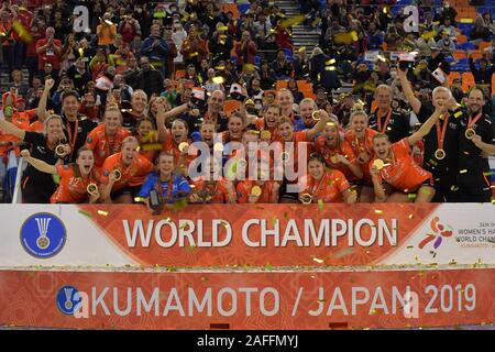 15-12-2019: WK Handbal: Vrouwen Nederland V Spanje: Kumamoto IHF ...