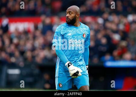 15-12-2019: Voetbal: Feyenoord v PSV: Rotterdam Eredivisie 2019-2020 goalkeeper Kenneth Vermeer of Feyenoord Stock Photo