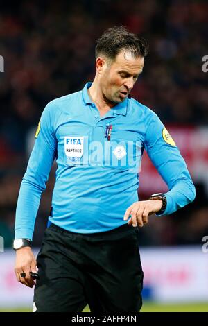 15-12-2019: Voetbal: Feyenoord v PSV: Rotterdam Eredivisie 2019-2020 Referee Bas Nijhuis Stock Photo