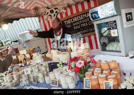 Temple Bar Farmer's Market, Dublin, Ireland Stock Photo