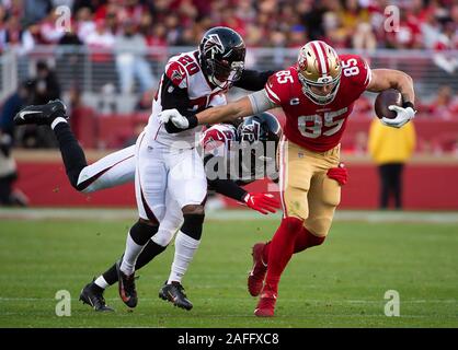 Atlanta Falcons outside linebacker De'Vondre Campbell (59) during the first  half of an NFL football game against the Los Angeles Rams, Sunday, Dec. 11,  2016, in Los Angeles. (AP Photo/Rick Scuteri Stock