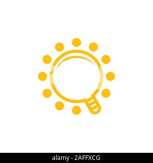 abstract letter q light bulb cute logo Stock Vector