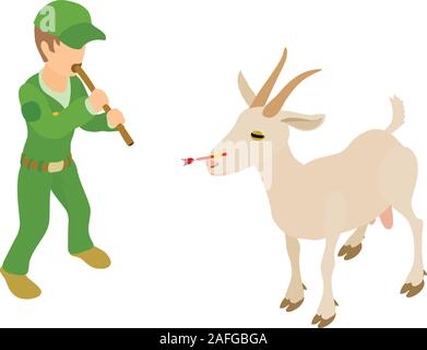Treatment pets icon, isometric style Stock Vector