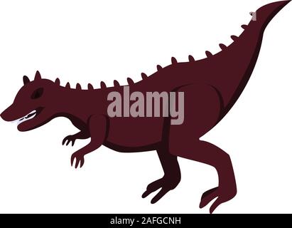 Toy dinosaur icon, isometric style Stock Vector