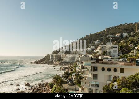 Camps Bay in CapeTown (South Africa) at a sunny summer day Stock Photo
