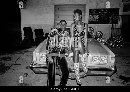 DANIEL KALUUYA and JODIE TURNER-SMITH in QUEEN & SLIM (2019), directed by MELINA MATSOUKAS. Credit: BRON STUDIOS / Album Stock Photo