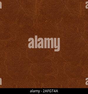 Saturated leather background in elegant brown tone. Stock Photo