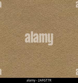 Usual tissue background in light brown tone. Seamless square texture. Stock Photo