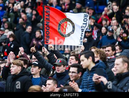 ROTTERDAM - Feyenoord - PSV, Football, Season 2019/2020, eredivisie, Stadion de Kuip, 15-12-2019, Feyenoord Supporters Credit: Pro Shots/Alamy Live News Stock Photo