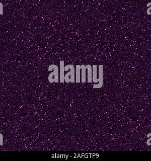Dark purple, fuchsia, magenta glitter, sparkle confetti texture. Christmas abstract background, seamless pattern. Stock Photo