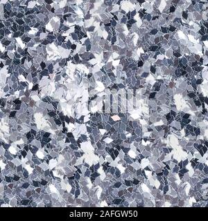 Bright sivler glitter in rhombus form, sparkle confetti texture. Christmas abstract background. Ideal seamless pattern. Stock Photo