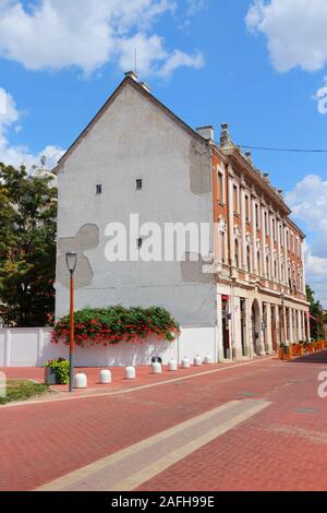 Mako, Hungary. Town in Csongrad county. Street view. Stock Photo