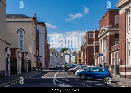 NOTTINGHAM, UNITED KINGDOM - AUGUST 15: This is the Ropewalk, a residential street which is known for its luxury housing on August 15, 2019 in Notting Stock Photo