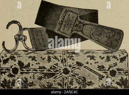. Hardware merchandising August-October 1912. wonderful success of Carborundum Christmas Boxes lastyear—Fully half the dealers who ordered could not be accommodated—Thesupply wasnt nearly big enough—The moral is—Get your order in early. CARBORUNDUM CHRISTMAS BOXES Offer a new and attractive suggestion for Christmas buying— Can you imagine a more attractive gift than a Carborundum Razor Strop—or RazorHone—or a Carborundum Sportsmans Stone—or a Stag Handled Knife Sharpener? ALL THESE WONDERFUL CARBORUNDUM SPECIALTIESARE PUT UP WITH GREAT CARE IN HANDSOMEHOLLY COVERED BOXES FOR THE CHRISTMAS SEAS Stock Photo