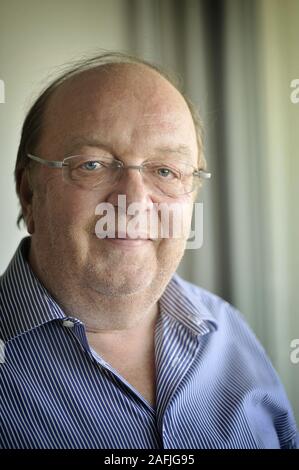 Bernard Mabille, French humorist and commentator. Paris, October 2015. Stock Photo