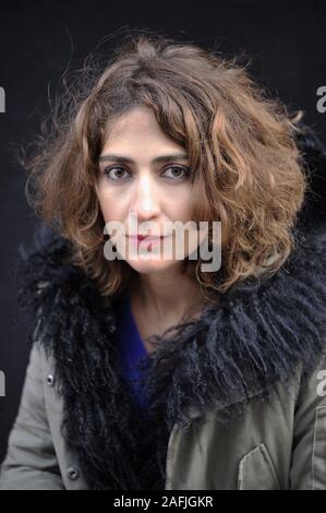 Isabelle Saporta, French journalist. Paris, February 2017. Stock Photo