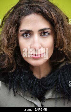 Isabelle Saporta, French journalist. Paris, February 2017. Stock Photo