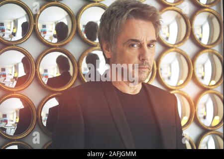 Jean-Michel Jarre, French composer and musician. Paris, March 2017 Stock Photo