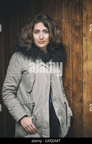 Isabelle Saporta, French journalist. Paris, February 2017. Stock Photo