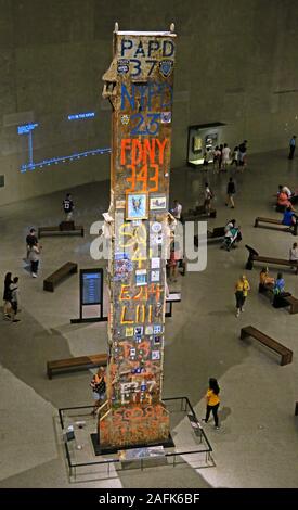 09/11 - 0911 - National September 11 Memorial Museum,One World Trade Center,Lower Manhattan,New York City, NY, USA - Ground Zero Stock Photo