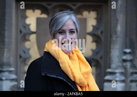 Liberal Democrat MP Daisy Cooper at the Houses of Parliament in Westminster, London. Stock Photo