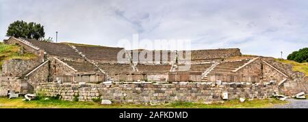 Ruins of Asclepieion of Pergamon in Turkey Stock Photo